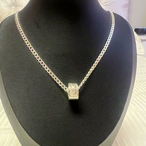 Authentic Gucci Silver Chain Necklace